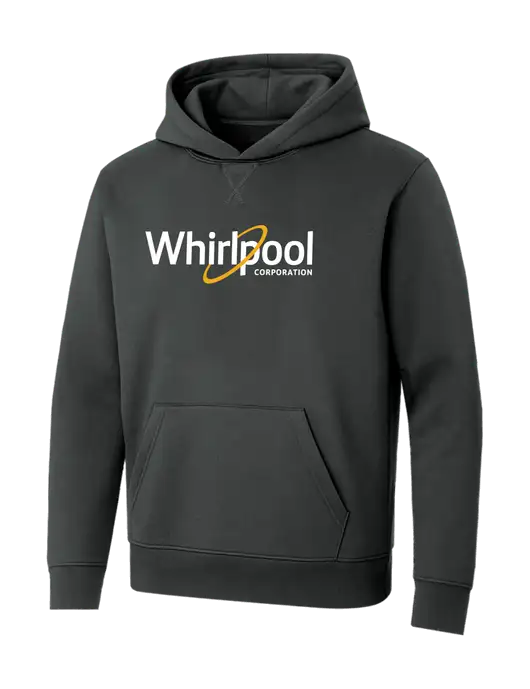 Allmade Charcoal Grey Organic French Terry Pullover Hoodie w/Whirlpool Corporation Logo