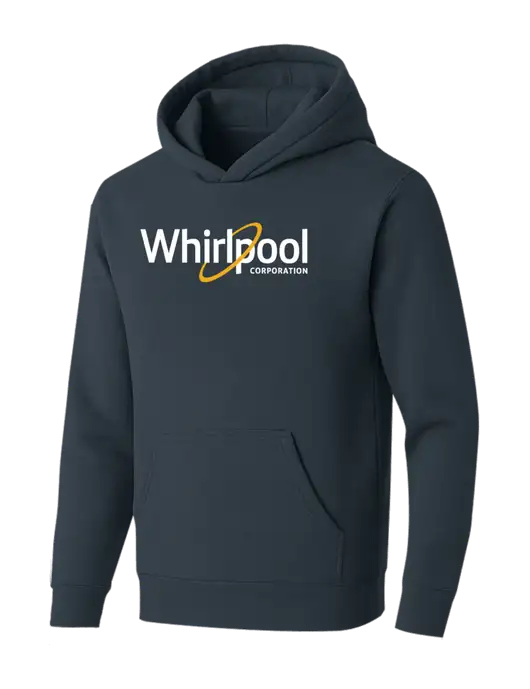 BELLA+CANVAS Dark Grey Sponge Fleece Pullover Hoodie w/Whirlpool Corporation Logo