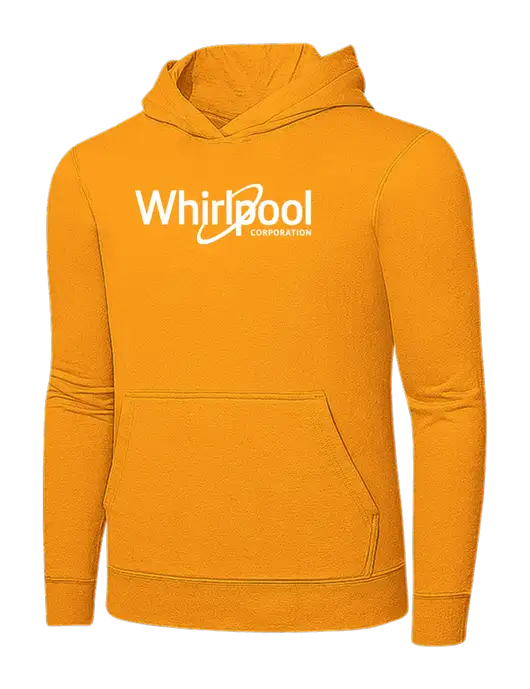 Yellow Gold 7.8 oz Ring Spun Hooded Sweatshirt w/Whirlpool Corporation Logo