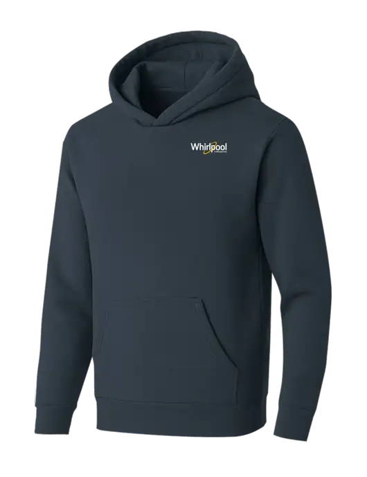 BELLA+CANVAS Dark Grey Sponge Fleece Pullover Hoodie w/Whirlpool Corporation Logo