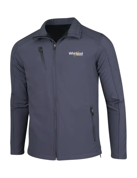 Dark Grey Welded Softshell Jacket w/Whirlpool Corporation Logo