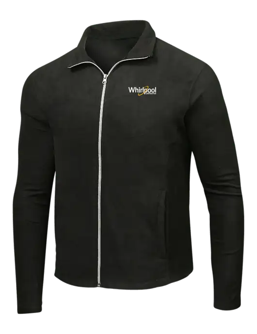 Black Microfleece Jacket w/Whirlpool Corporation Logo