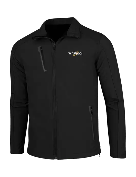 Black Welded Softshell Jacket w/Whirlpool Corporation Logo