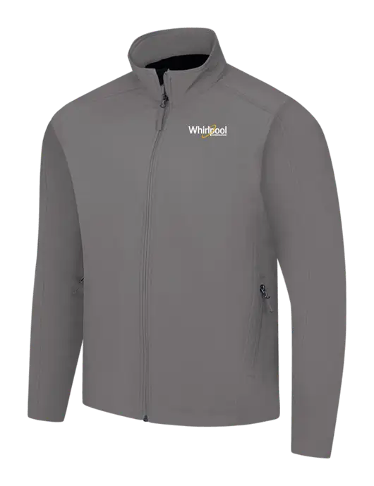 Medium Grey Core Soft Shell Jacket w/Whirlpool Corporation Logo