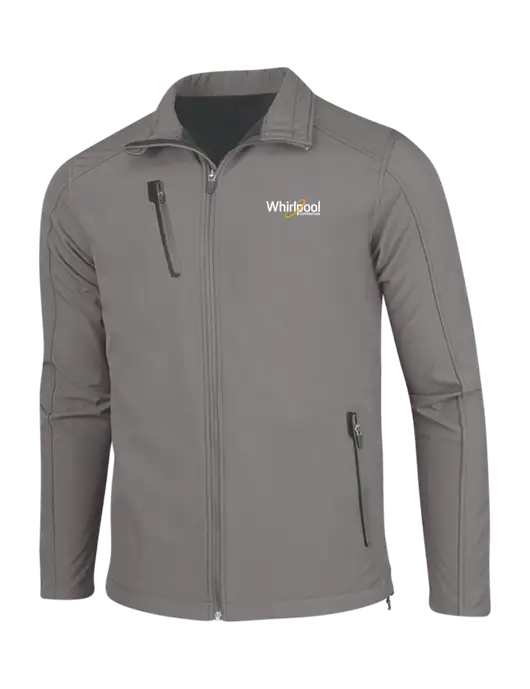 Medium Grey Welded Softshell Jacket w/Whirlpool Corporation Logo
