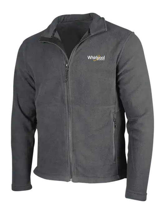Dark Grey Fleece Jacket w/Whirlpool Corporation Logo