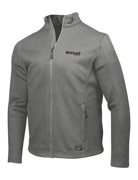 OGIO Medium Grey Grit Fleece Jacket w/Whirlpool Corporation Logo