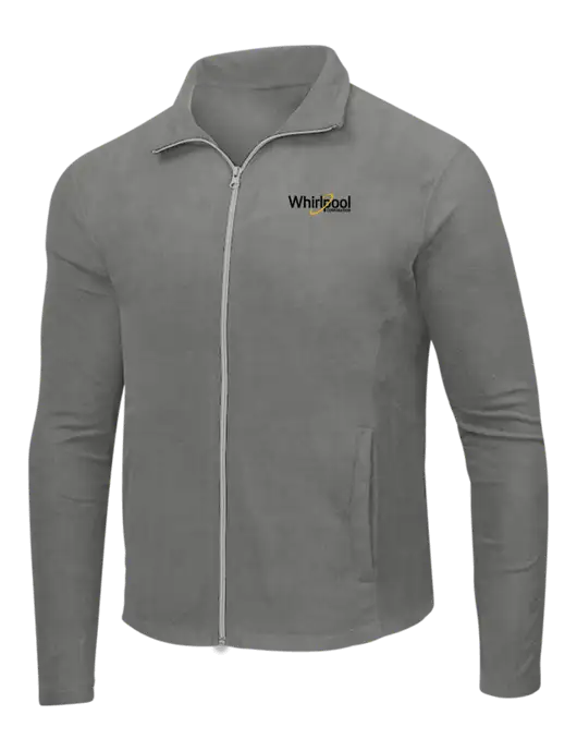 Medium Grey Microfleece Jacket w/Whirlpool Corporation Logo