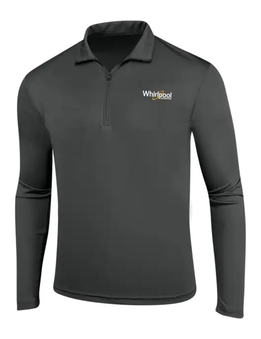 Dark Grey PosiCharge Competitor 1/4 Zip Pullover w/Whirlpool Corporation Logo