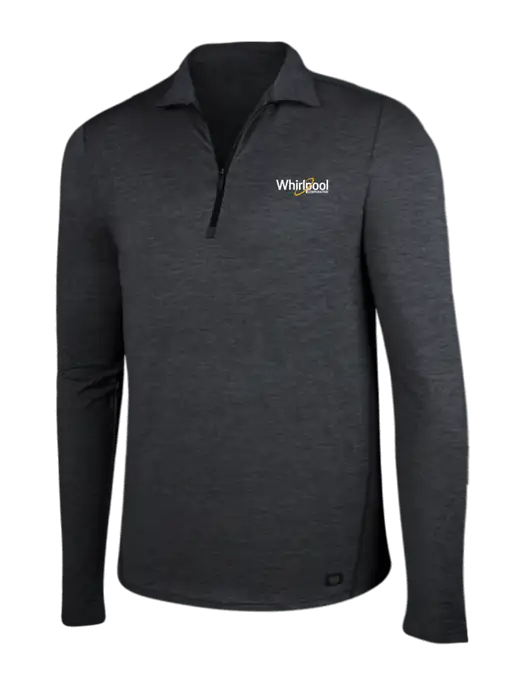 OGIO Blacktop Heather Endurance Force 1/4 Zip w/Whirlpool Corporation Logo