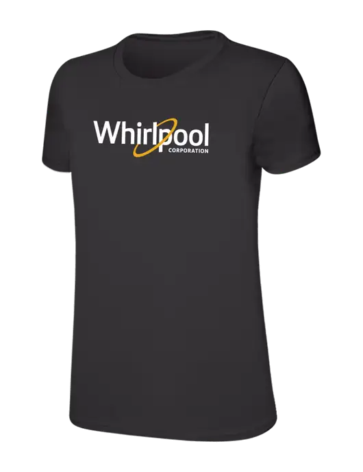 Womens Ring Spun Charcoal 4.5 oz T-Shirt w/Whirlpool Corporation Logo