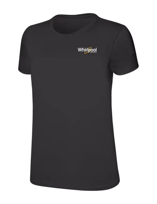 Womens Ring Spun Charcoal 4.5 oz T-Shirt w/Whirlpool Corporation Logo