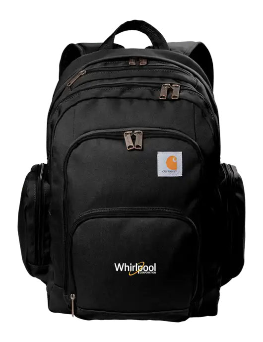 Carhartt Black Foundry Series Pro Backpack w/Whirlpool Corporation Logo