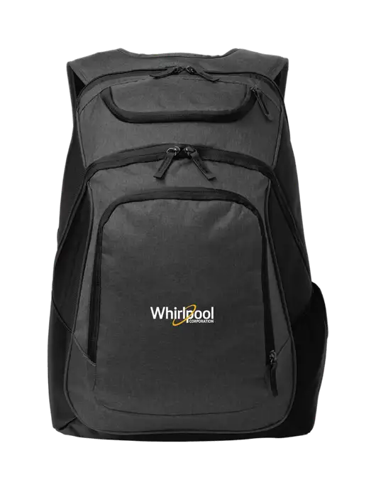 Executive Graphite Heather/Black Laptop Backpack w/Whirlpool Corporation Logo