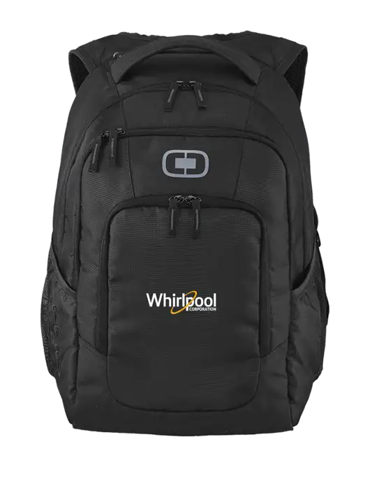 OGIO Black Logan Laptop Backpack
 w/Whirlpool Corporation Logo
