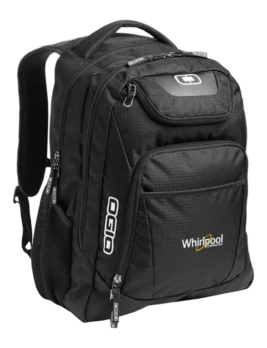 OGIO Black/Silver Excelsior Laptop Backpack w/Whirlpool Corporation Logo
