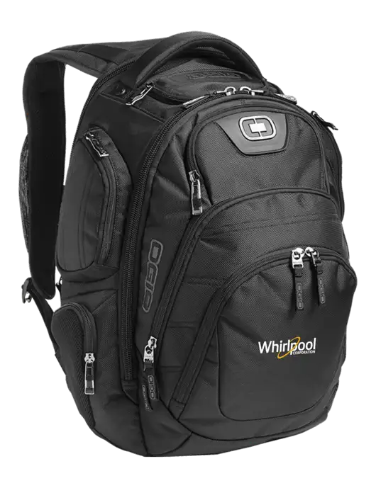 OGIO Black Stratagem Laptop Backpack w/Whirlpool Corporation Logo