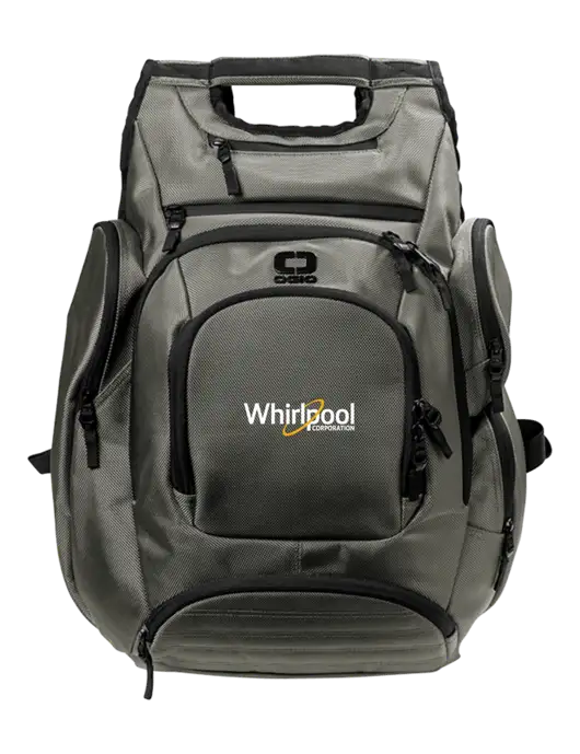 OGIO Medium Grey Metro Ballistic Laptop Backpack w/Whirlpool Corporation Logo